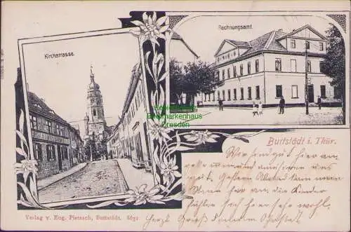 157260 Ansichtskarte Buttstädt 1903 Rechnungsamt Kirchstraße