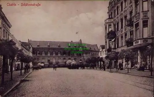 156835 AK Cüstrin Neustadt Küstrin 1917 Schützenstraße