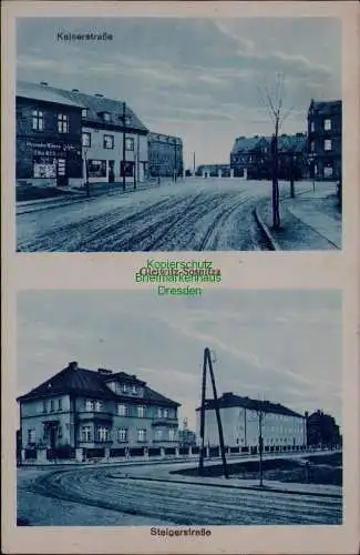 156706 AK Gleiwitz Sosnitza 1931 Steigerstraße Kaiserstraße Frisör Widera