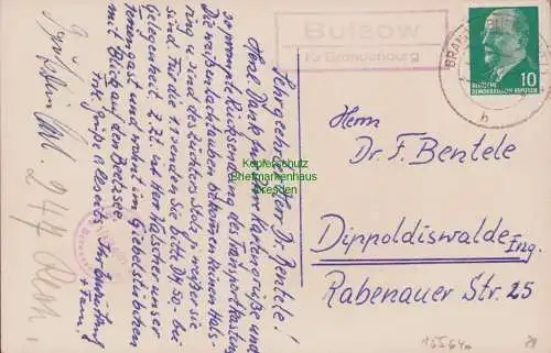 155640 AK Butzow Kr. Brandenburg 1962 Beetzsee Landpoststempel