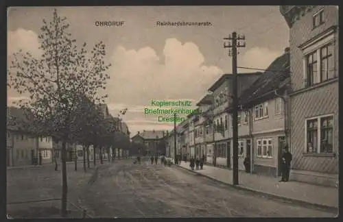 155340 AK Ohrdruf 1912 Reinhardsbrunnerstr.