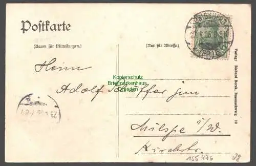 155476 AK Königsberg Ostpreußen Opr. 1905 Junkerstrasse Altstädter Kirche