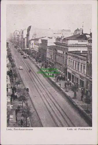 154696 AK Lodz 1939 Petrikauerstrasse