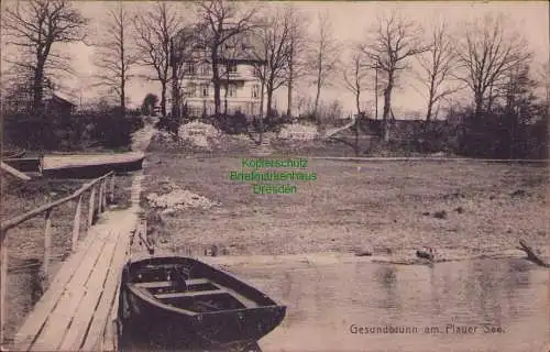 153523 AK Gesundbrunn am Plauer See 1918