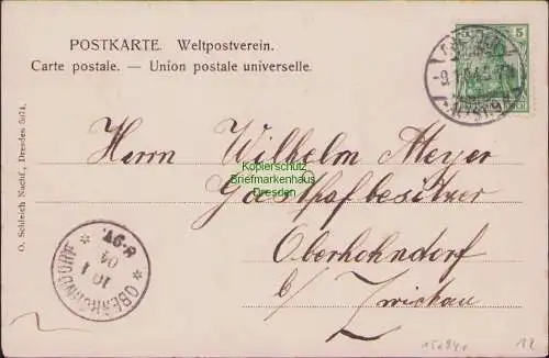 152941 AK Dresden Hauptbahnhof Wiener Platz 1904