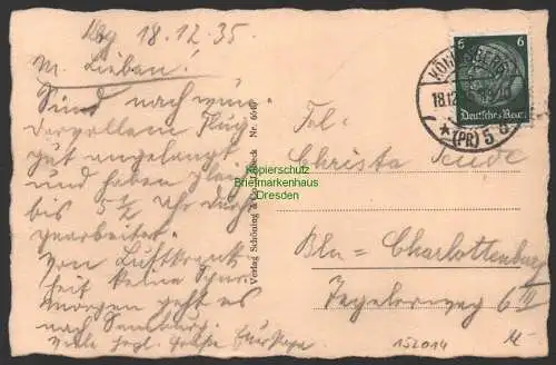 152014 AK Königsberg Opr. Hundegatt 1935