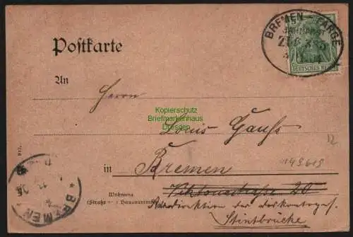 149619 AK Grohn Vegesack Bremen 1904