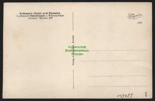 149499 AK Steinbergen Rinteln Landkreis Schaumburg Krömers Hotel und Pension