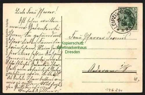 146241 AK Leipzig Gohlis Menckestraße 1909