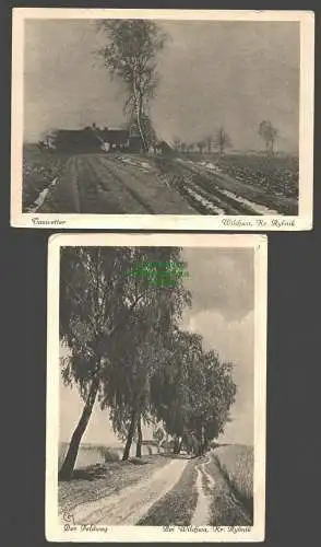 146059 2 AK Wilchwy Kr. Rybnik Wilchwa um 1940 Oberschlesische Heimat Gleiwitz