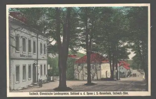 145853 AK Sohland a. d. Spree i. S. Rosenhain Gasthaus zur Grenze um 1920