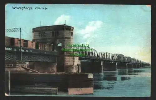 143964 AK Wittenberge Elbbrücke 1909