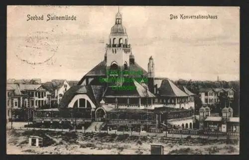 143935 AK Seebad Swinemünde Das Konversationshaus 1908