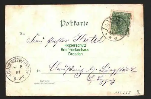 143263 AK Bad Kösen Litho 1901 Hotel z mutigen Ritter Kurhaus Pension Gradirwerk