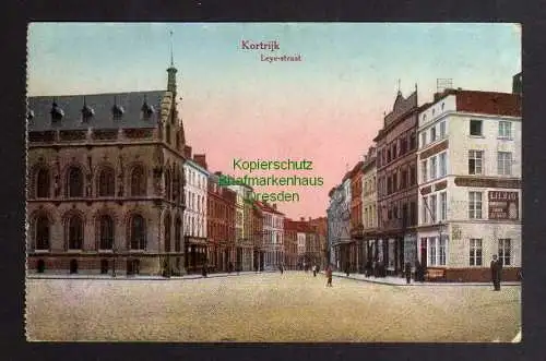 131374 AK Kortrijk Courtrai 1917 Leye Straat Belgien