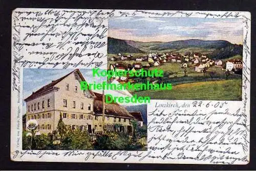 118715 Ansichtskarte Lenzkirch 1905