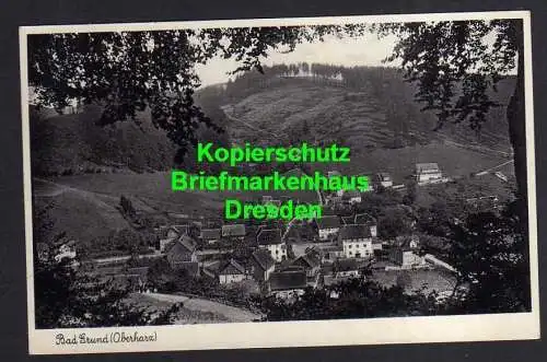 114740 Ansichtskarte Bad Grund Harz 1935 Oberharz