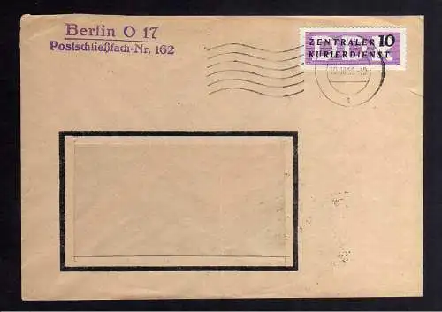 B2246 DDR ZKD 6 Brief Berlin O17 VEB Altstoffhandel Lichtenberg