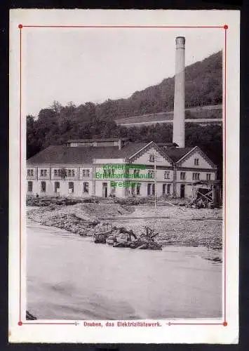 B2759 Hochwasser Katastrophe 1897 Deuben Elektrizitätswerk