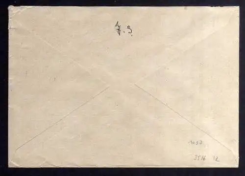 B3516 DDR Briefe Einzel- oder Mehrfachfrankaturen 1964 1037 EF Doppelbrief