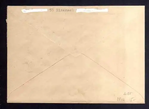 B3522 DDR Briefe Einzel- oder Mehrfachfrankaturen 1975 2085 EF Einschreiben