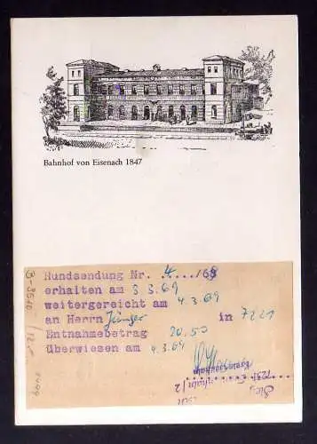 B3510  DDR Briefe Einzel- oder Mehrfachfrankaturen DDR 1969 1444 Drucksache EF