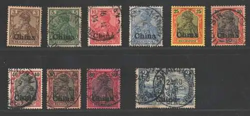 B3607 DP in China 15, 19 *; 16-18, 20-23, 25 gestempelt