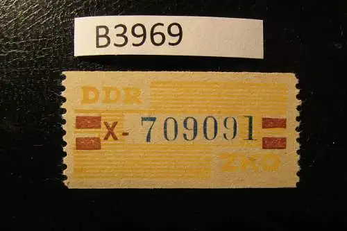 B3969 DDR ZKD B 25 X ** ND postfrisch