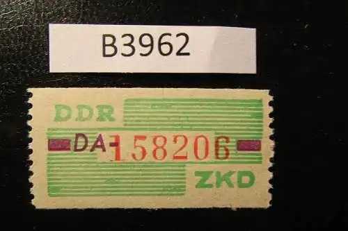 B3962 DDR ZKD B 24 DA ** Original postfrisch