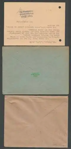 B6119 3x Brief SBZ Gebühr bezahlt 1945 Sternbach-Hallenberg Unterschönau