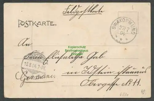 B6320 AK Deutsch Südwestafrika 1904 Militär Soldaten Abteilung v Estorff Omaruru