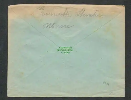 B6650 Brief Italien Einschreiben Fiume Nummerator Stempel nach Karlsbad CSR 1933