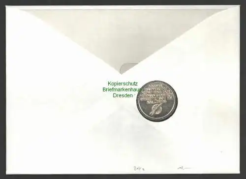 B7565 Numisbrief 20. Jahrestag der 1. Mondlandung 1989 BRD / Östereich Salzburg