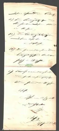 B7935 NDP 3 großer Briefteil Weissenberg 1868 an Gerichtsamt Weißenberg