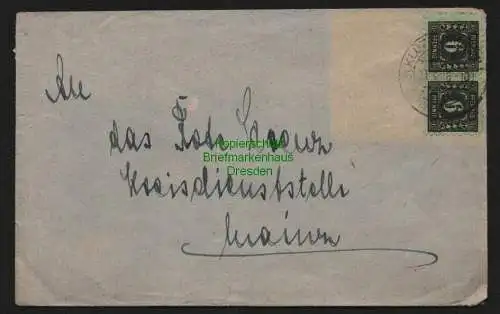 B8517 Brief SBZ Mecklenburg Klütz 1946 an Suchdienst Mainz