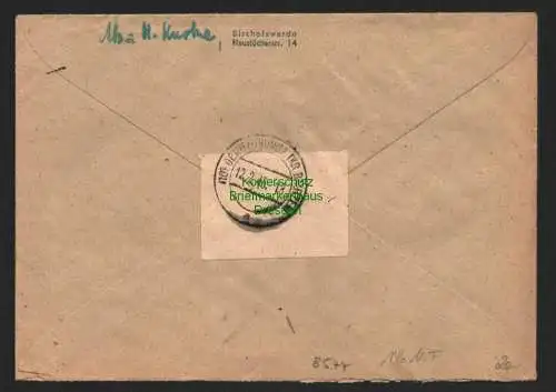 B8577 R-Brief Einschreiben SBZ 146 MiF Bischofswerda 1946 nach Demitz-Thumitz