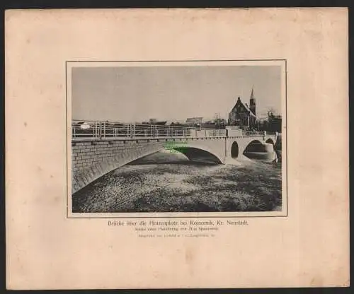 B8982 Brücke über die Hotzenplotz bei Komornik Kr. Neustadt Flutöffnung 23 m