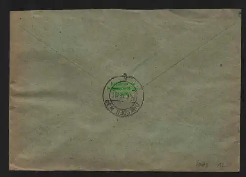 B9029 R-Brief Gebr. Hörmann A.-G. Bad Segeberg 1943 Walter Saggau