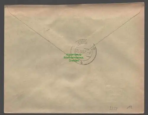 B9359 R-Brief Gebr. Hörmann A.-G. Glatz 1 1942 Max Franz Tabakwaren und Schoko