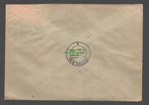 B9349 R-Brief Gebr. Hörmann A.-G. Gelnhausen a 1943 Hch. Gottl. Flohr