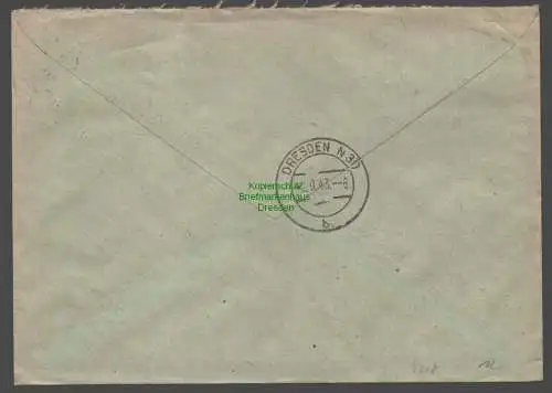 B9318 R-Brief Gebr. Hörmann A.-G. Frankfurt (Oder) 1 1943 Walter Schoegel Zucker