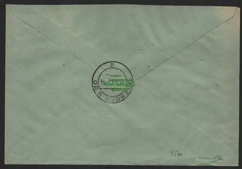 B9561 R-Brief Gebr. Hörmann A.-G. Lübeck 1 b Carl Schirner 1943 Marzipanfabrik