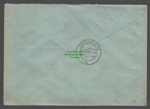 B9431 R-Brief Gebr. Hörmann A.-G. Hersfeld 1942 Gebr. Schreiber Kolonialwaren