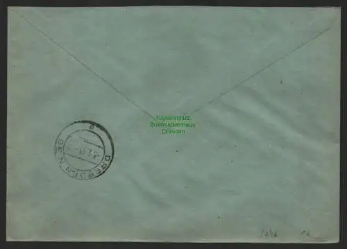 B9746 R-Brief Gebr. Hörmann A.-G. Stettin 11 Karl Dettmann  1943