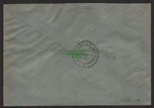 B9798 R-Brief Gebr. Hörmann A.-G. Wermsdorf (Bz Leipzig) 1 Kurth 1943