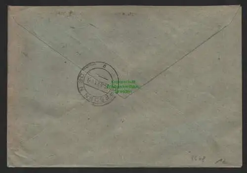 B9678 R-Brief Gebr. Hörmann A.-G. Rothau (b Graslitz) Franz Schmucker  1943