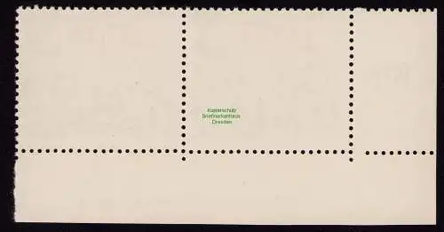 DDR DV 3594 347 DZ ** 70. Todestag von Karl Marx 1953 beschädigtes "p" Leipzig