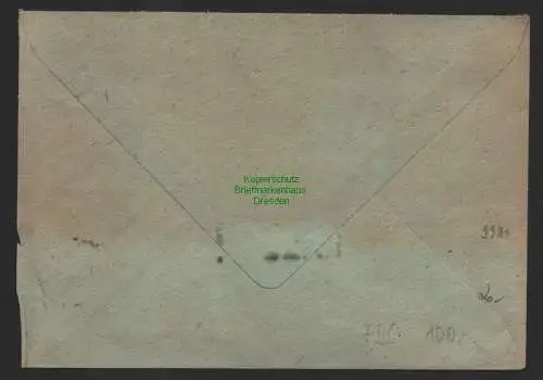 B9981 Brief SBZ Gebühr Währungsreform 1948 Zehnfach Neugersdorf nach Dresden