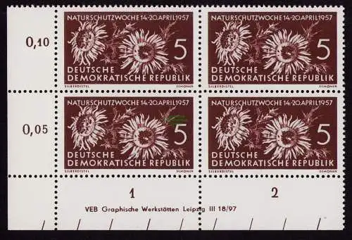 DDR DV 3689 561 ** Naturschutzwoche  1957