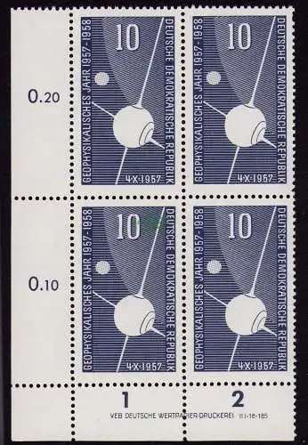 DDR DV 3721 603 ** Geophysikalisches Jahr 1957